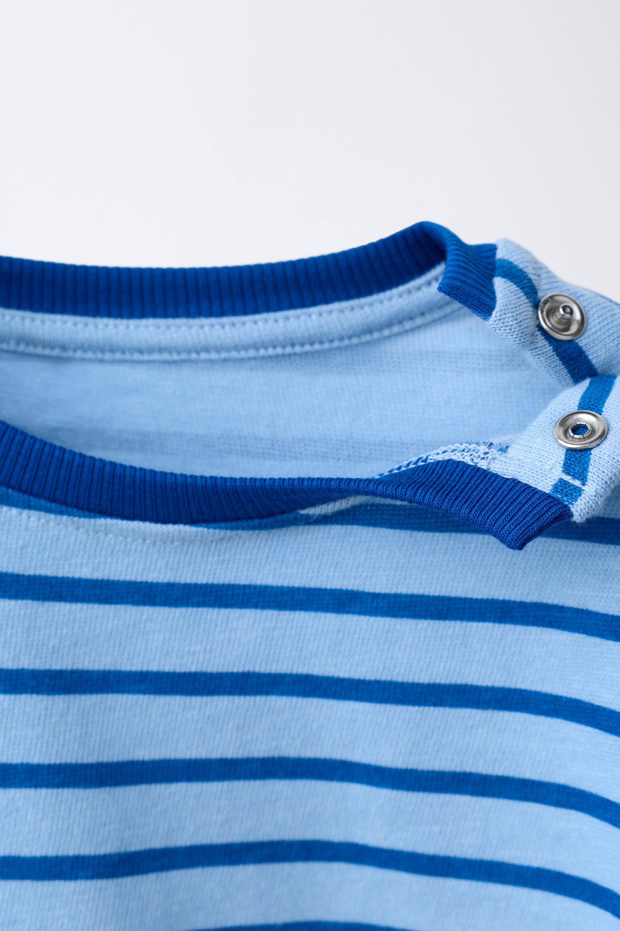 ENSEMBLE T-SHIRT ET BLOOMER À RAYURES